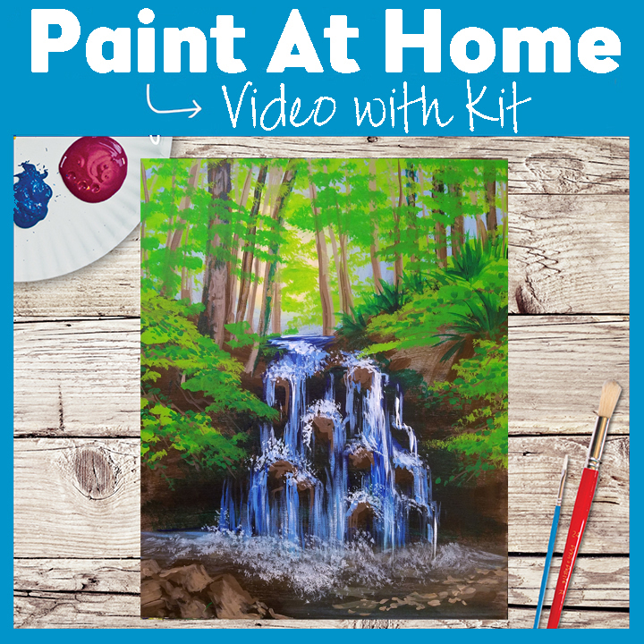 PAINT AT HOME RECORDED EVENT-YOU CHOOSE THE DAY & TIME